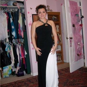 Black and white dress